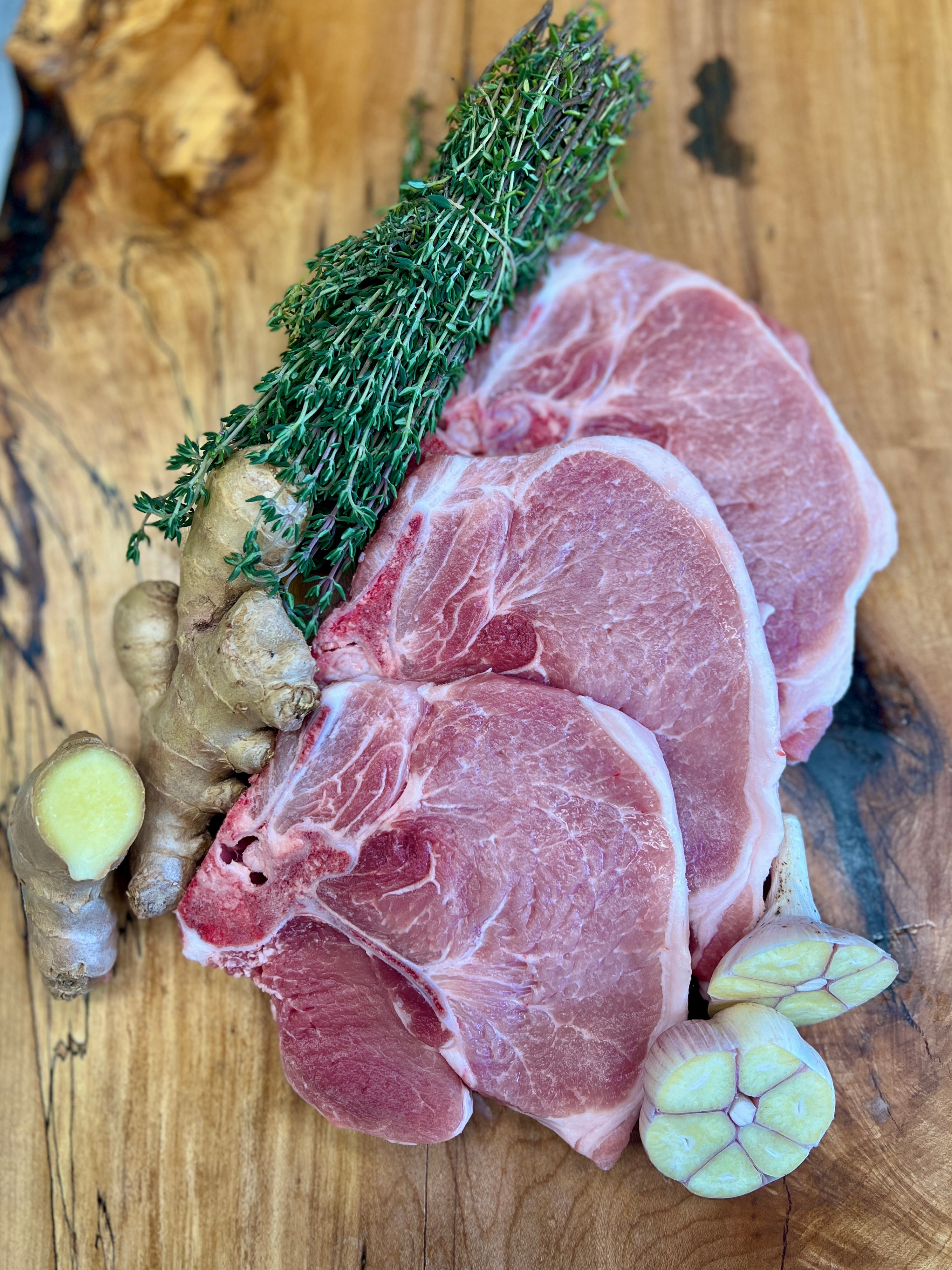 Bone-in chops - Pork